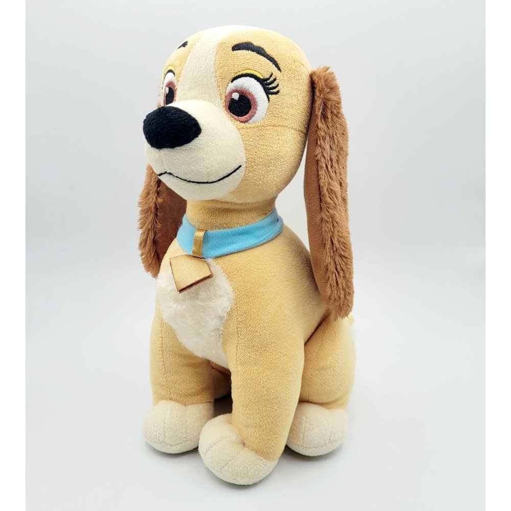 Disney Classics Friends Lady & The Tramp Lady Plush Stuffed Animal Collar 11.5"